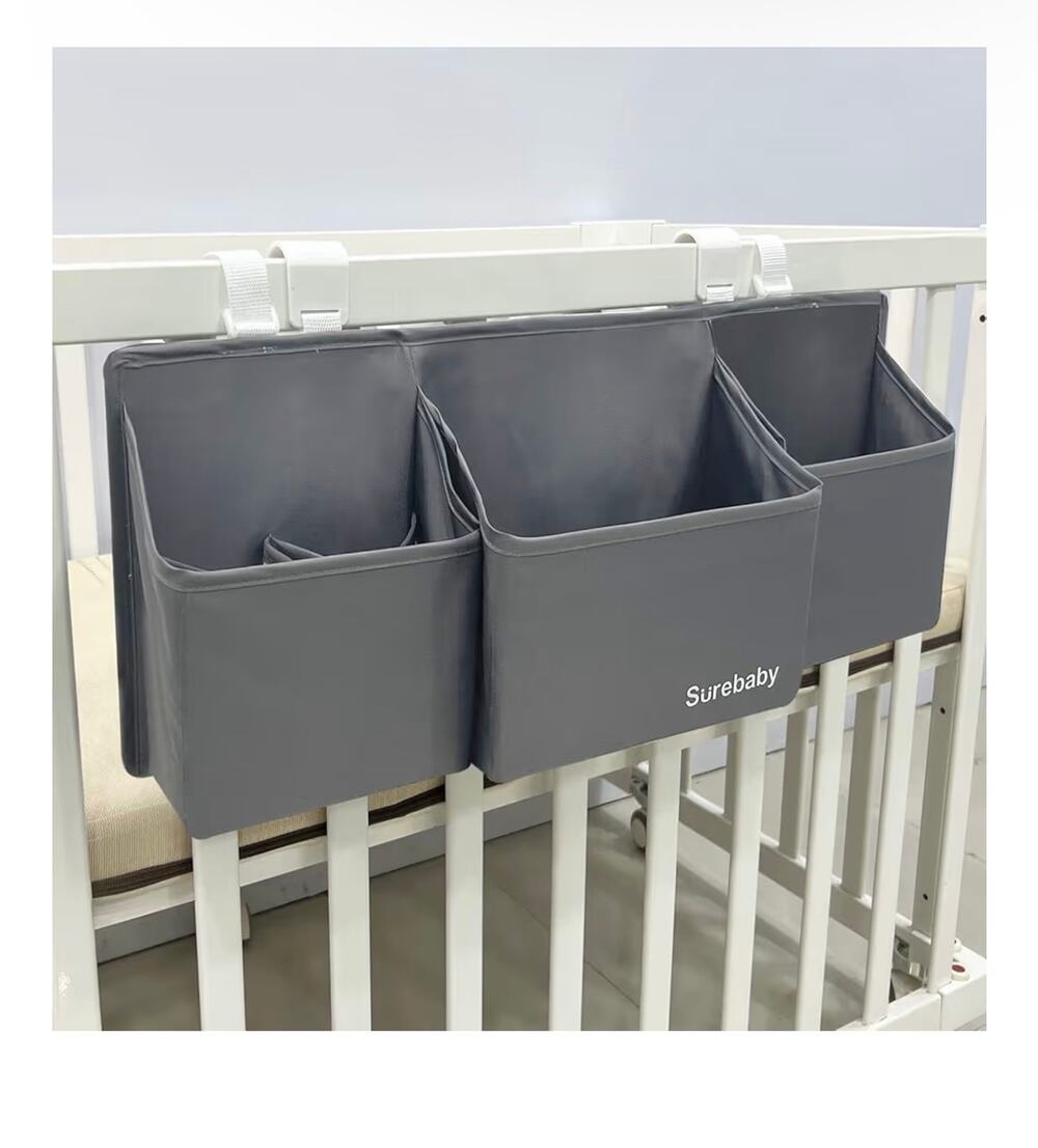New surebaby Hanging Baby Diaper Caddy, 3-in-1 Diaper Caddy Organizer Holder
